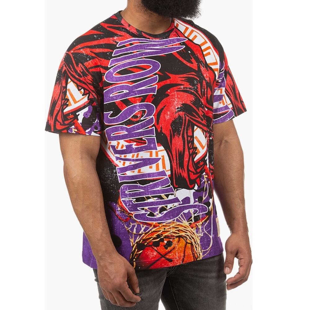 STRIVERS ROW Mens L Red Wolf Cotton Graphic T-Shirt NEW